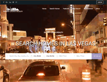 Tablet Screenshot of findhomesinvegas.com